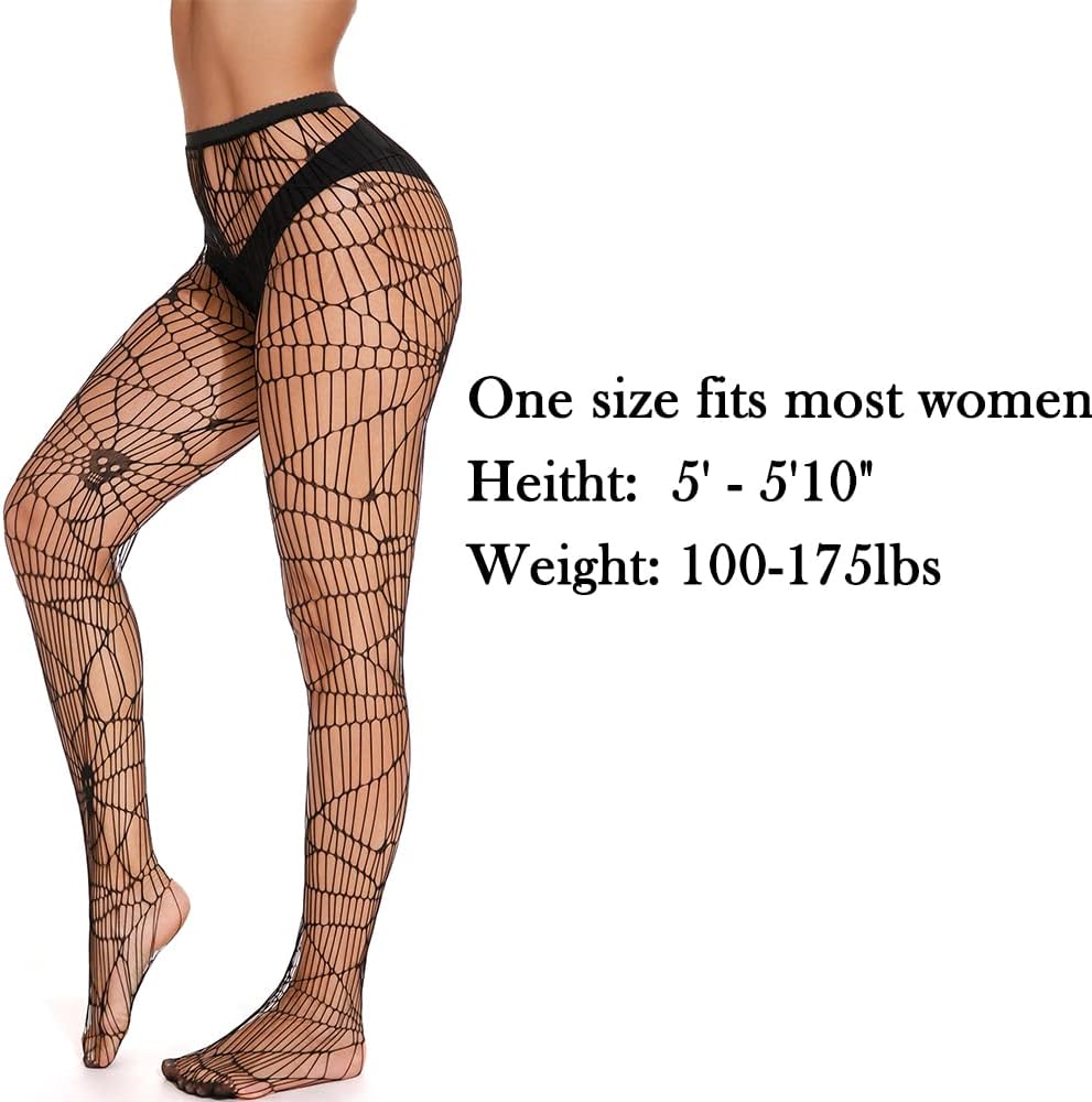 VISGASUR Skull & spiderweb fishnets — additional product view 2