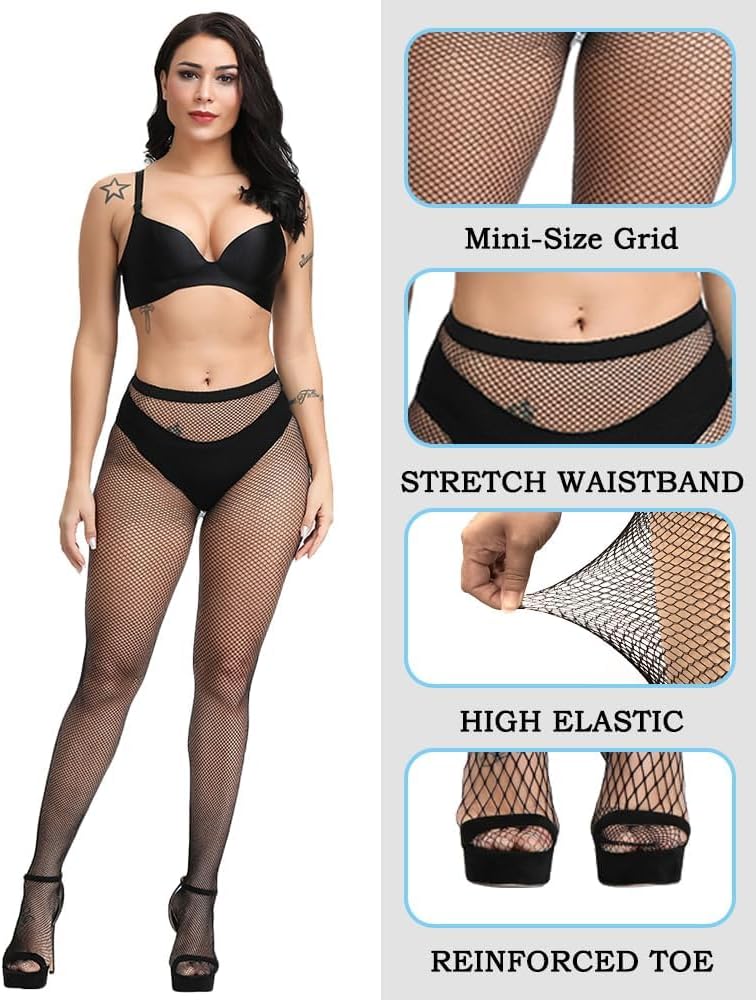 VISGASUR Mini-grid fishnet tights — additional product view 1