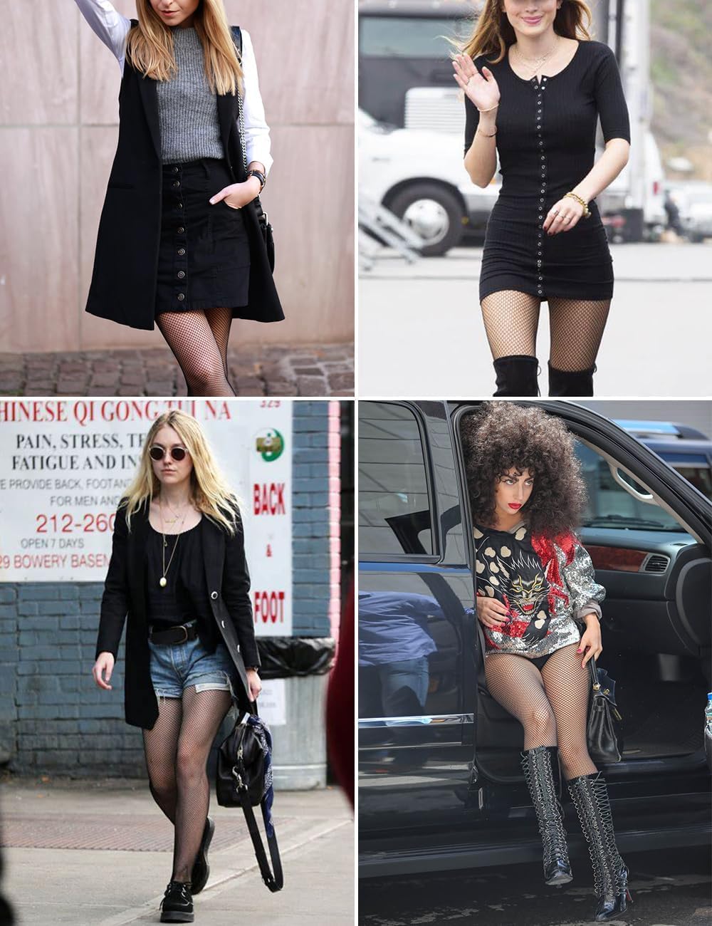 VISGASUR Mini-grid fishnet tights — additional product view 4