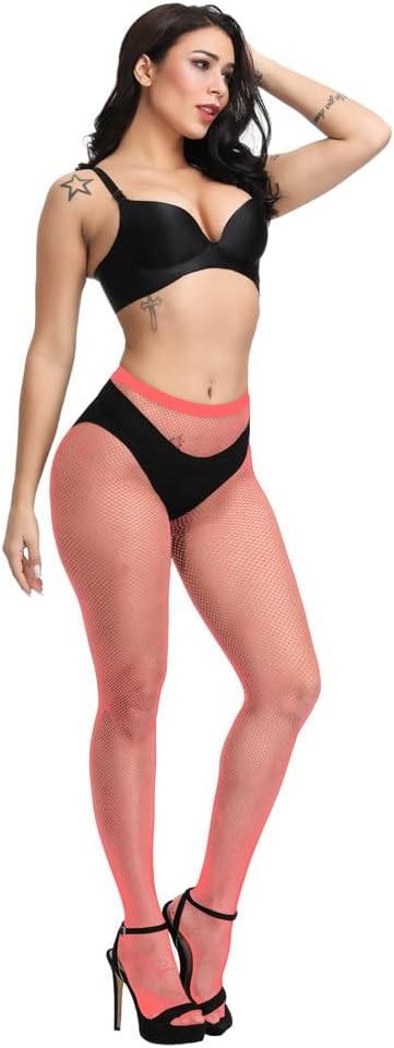 VISGASUR Pink fishnet tights — additional product view 2
